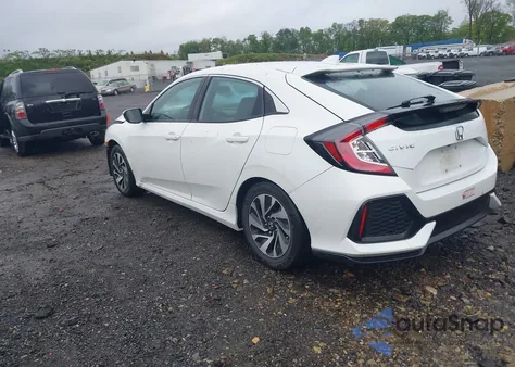 2017 Honda Civic Lx из США, поврежденный, VIN SHHFK7H26HU401731